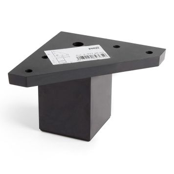 MÖBELBEN REI ABS-PLAST 40X40X60MM SVART