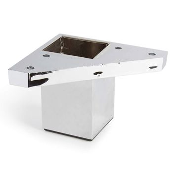 MÖBELBEN REI ABS-PLAST 40X40X60MM BLANK KROM