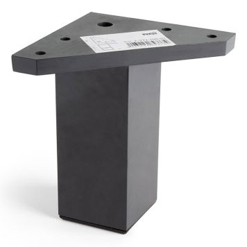 MÖBELBEN REI ABS-PLAST 40X40X100MM SVART