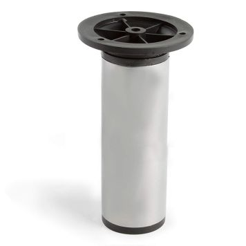 MÖBELBEN REI JUSTERBAR STÅL Ø50X150-200MM BLANK KROM