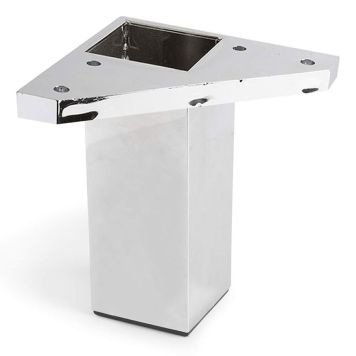 MÖBELBEN REI ABS-PLAST 40X40X100MM BLANK KROM