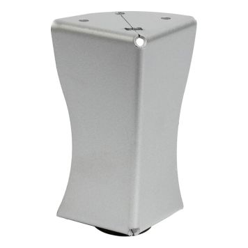 MÖBELBEN REI KURVAD STÅL 52X52X100MM MATT KROM