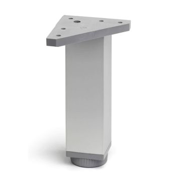 MÖBELBEN REI ALUMINIUM/PVC 40X40X150MM MATT GRÅ