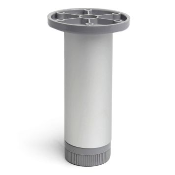 MÖBELBEN REI ALUMINIUM/PVC Ø45X150MM MATT GRÅ