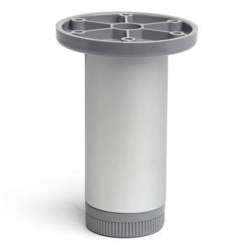 MÖBELBEN REI ALUMINIUM/PVC Ø45X100MM MATT GRÅ