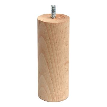MÖBELBEN REI OBEHANDLAD BOK Ø58X150MM