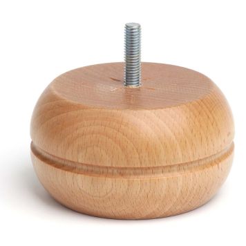 MÖBELBEN REI LACKAD BOK Ø92X50MM 