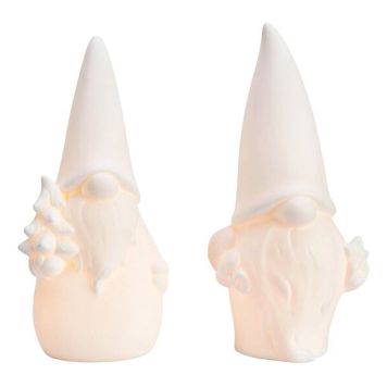 JULDEKORATION MARKSLÖJD LUKA BATTERIDRIVEN VIT 2ST/FRP