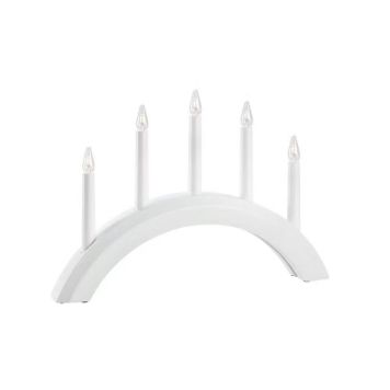 ADVENTSLJUSSTAKE MARKSLÖJD AVENTO 5L VIT