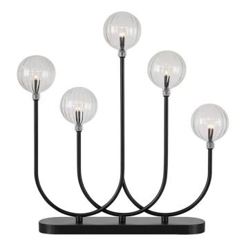 ADVENTLJUSSTAKE MARKSLÖJD ENYA 5L SVART/KLAR