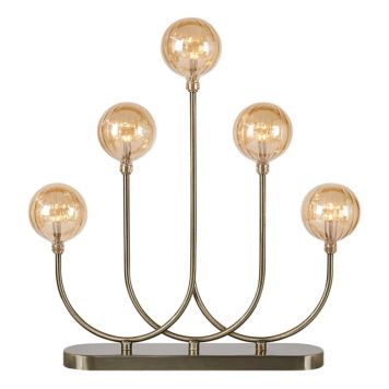 ADVENTLJUSSTAKE MARKSLÖJD ENYS 5L ANTIK MÄSSING/AMBER