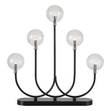 ADVENTLJUSSTAKE MARKSLÖJD ENYS 5L SVART/KLAR