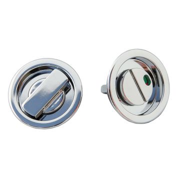 SKJUTDÖRRSHANDTAG MILLERS FÖR WC 46MM KROM 