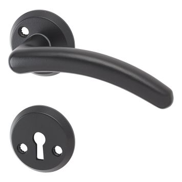 INNERDÖRRHANDTAG MILLERS ALBERG KUST SVART