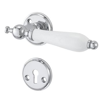 INNERDÖRRHANDTAG MILLERS LAURIN EPOK KROM/VIT 