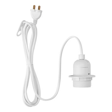 SLADDSTÄLL MARKSLÖJD KLASS II E27 2M VIT