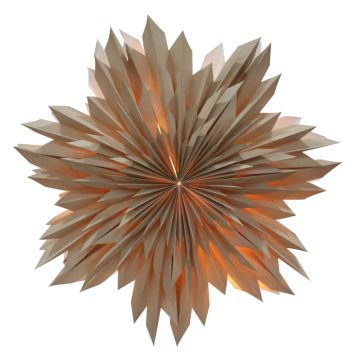 ADVENTSSTJÄRNA UMEÅ SNÖFLINGA BEIGE 70CM