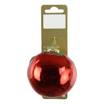 JULGRANSDEKORATION TOMAT Ø7,5CM RÖD