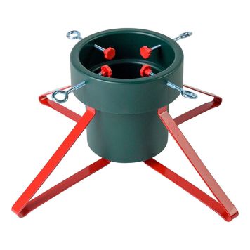 JULGRANSFOT 46X19CM GRÖN/RÖD