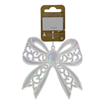 JULGRANSDEKORATION ROSETT Ø11CM VIT 