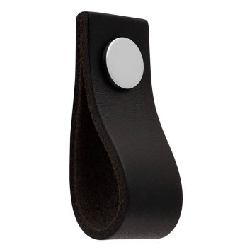 HANDTAG THEOFILS ARI LÄDER SVART/KROM