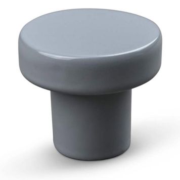 KNOPP THEOFILS AGNO Ø28MM SILVERGRÅ