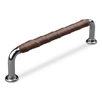 HANDTAG THEOFILS BURANO CC128  KROM/BRUN LÄDER