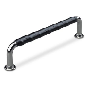 HANDTAG THEOFILS BURANO CC128 KROM/SVART LÄDER