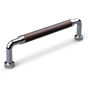 HANDTAG THEOFILS POSTA CC128 KROM/BRUN LÄDER