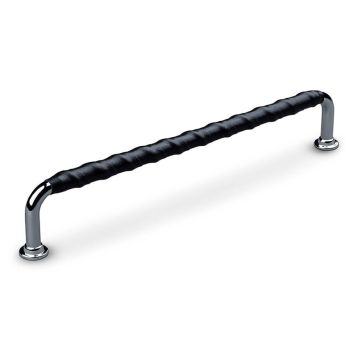 HANDTAG THEOFILS BURANO CC192 KROM/SVART LÄDER