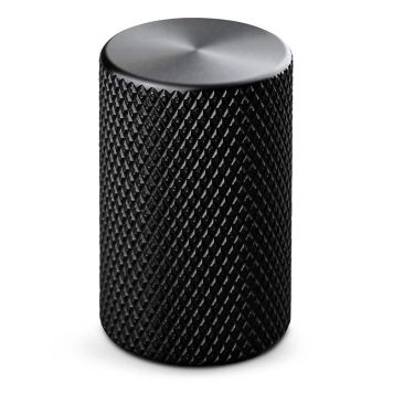 KNOPP THEOFILS RIMINI Ø18MM RUTMÖNSTER MATT SVART