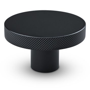 KNOPP THEOFILS MONZA Ø42MM RUTMÖNSTER MATT SVART