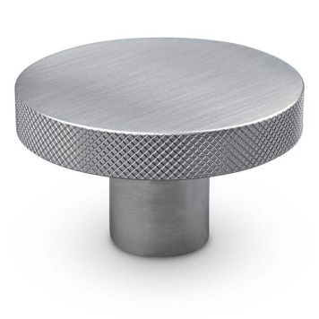 KNOPP THEOFILS MONZA Ø42MM RUTMÖNSTER ROSTFRI