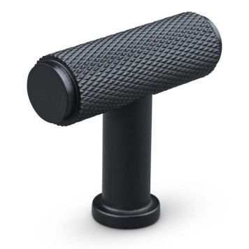 KNOPP THEOFILS SALO 37MM RUTMÖNSTER MATT SVART