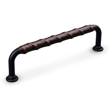 HANDTAG THEOFILS BURANO CC128 SVART/BRUN LÄDER