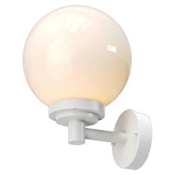 VÄGGLAMPA ECOLITE AJLA IP44 VIT