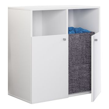 LINNESKÅP VCM KLIDAS L DUBBELT 80X74CM VIT