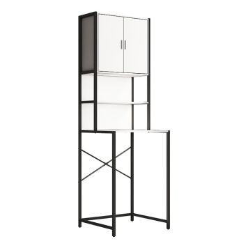 TVÄTTMASKINSSKÅP VCM EDINO 64X189CM VIT