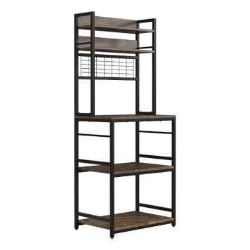 KÖKSHYLLA VCM KOLARI SVART 60X150CM EK-VINTAGE