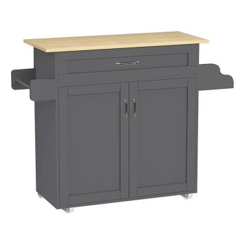 KÖKSVAGN VCM PASTANO 114X89CM ANTRACIT/HONUNGSEK