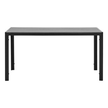 MATBORD OUTFIT NOAH 150X90CM GRÅ/SVART