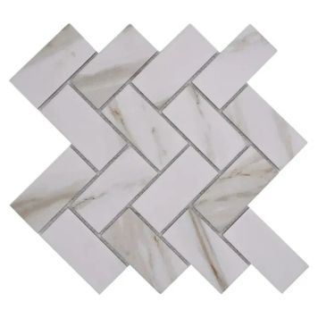 MOSAIK HERINGBONE CATTA GRÅ PRIS PER ARK