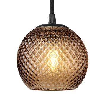 PENDELLAMPA HALO DESIGN NOBB Ø12 AMBER