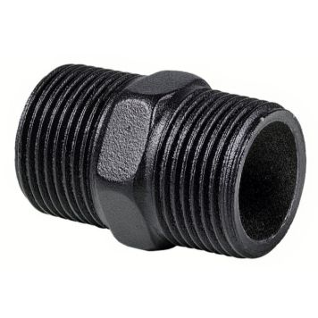 DUBBELHYLSA DOLLE TILL HYLLSYSTEM PIPE 3/4" SVART