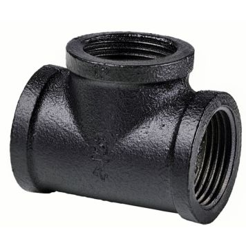 T-KOPPLING DOLLE TILL HYLLSYSTEM PIPE 3X3/4" SVART