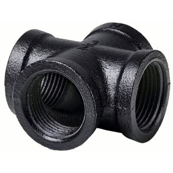 HÖRNKOPPLING DOLLE TILL HYLLSYSTEM PIPE 3X3/4" SVART