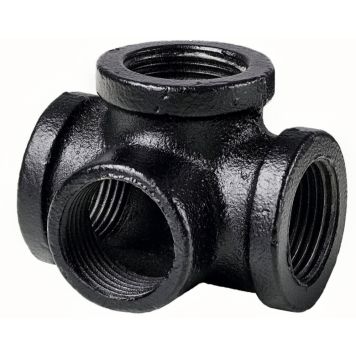 HÖRNKOPPLING DOLLE TILL HYLLSYSTEM PIPE 4X3/4" SVART