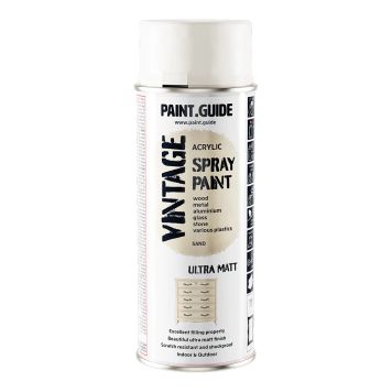 SPRASPRAYFÄRG PAINT.GUIDE VINTAGE AKRYLFÄRG MATT LJUSBEIGE 400ML