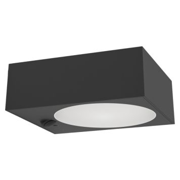 SOLCELLSLAMPA EGLO DARFANO SENSOR LED IP54 ANTRACIT