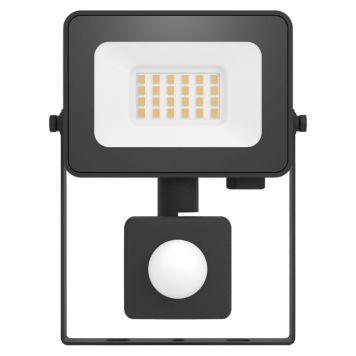 STRÅLKASTARE EGLO RISACCA SENSOR LED 20W IP65 SVART